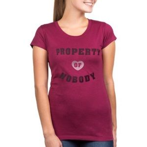 Property of nobody tee